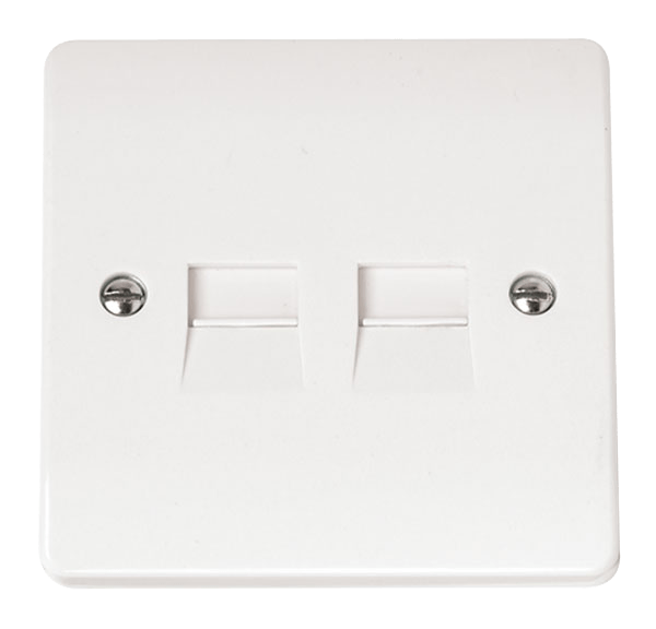 1G TWIN TEL.OUTLET M