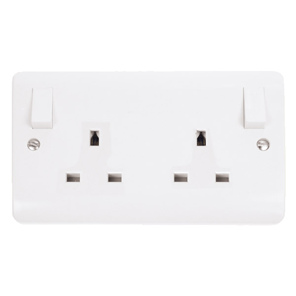 Click Mode White Moulded Plastic Switches & Sockets+USB Dimmer LED ...