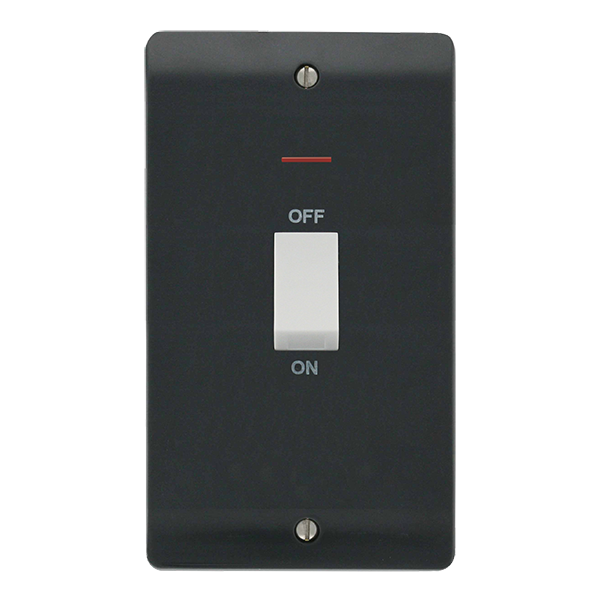 50A 2G DP SWI WH LED