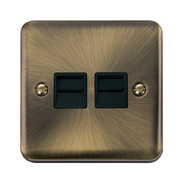 TWIN TELEPHONE OUTLE