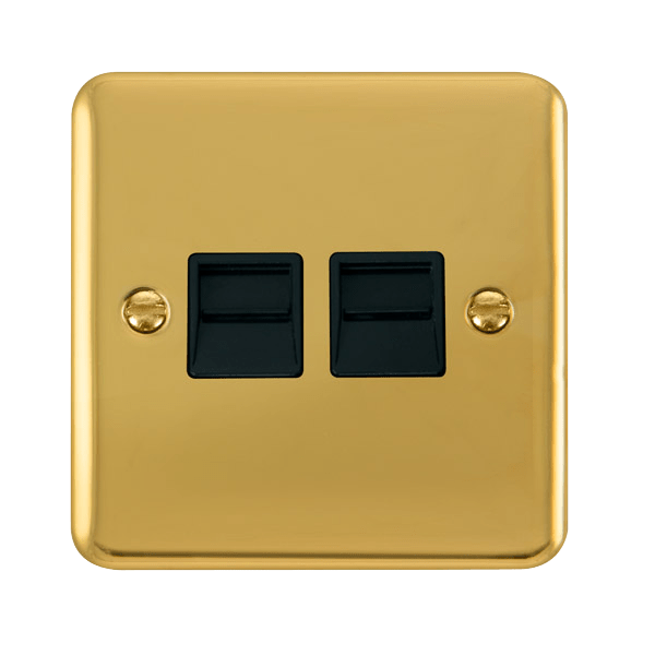TWIN TELEPHONE OUTLE