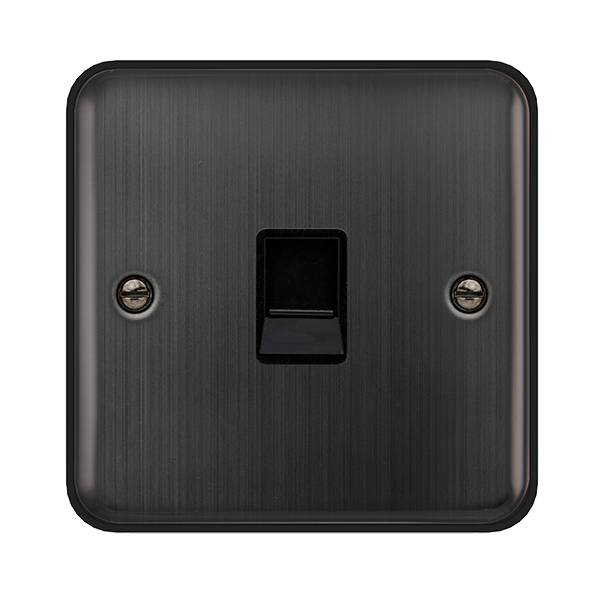 DPBZ RJ11 OUTLET BK