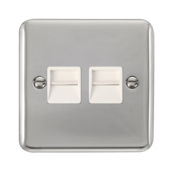 TWIN TELEPHONE OUTLE