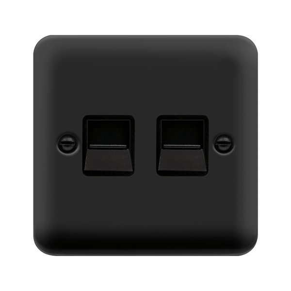 TWIN TELEPHONE OUTLE