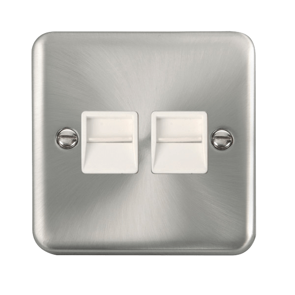 TWIN TELEPHONE OUTLE