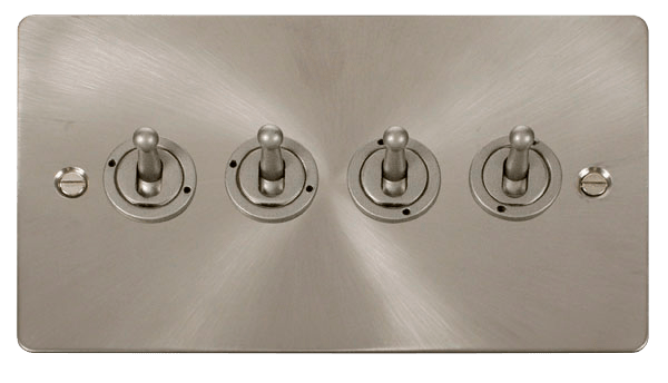 FLAT PLATE 10A 4GANG