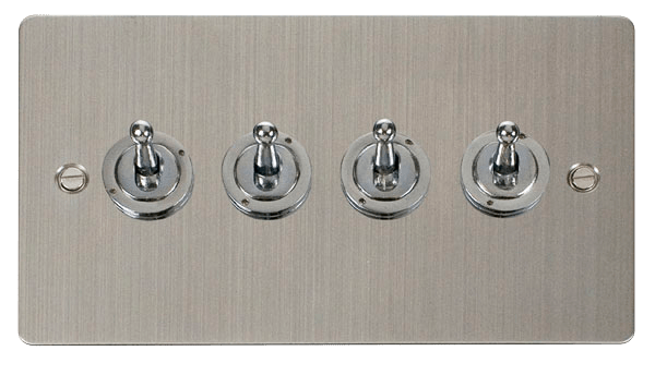 FLAT PLATE 10A 4GANG