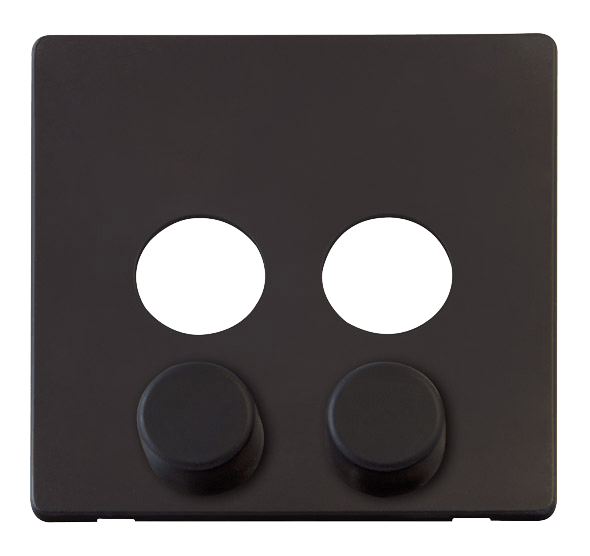 2G DIMMER SW PLATE +