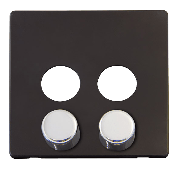 2G DIMMER SW PLATE +