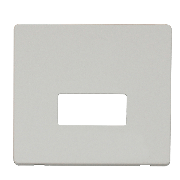 13A FCU PLATE  - WHI
