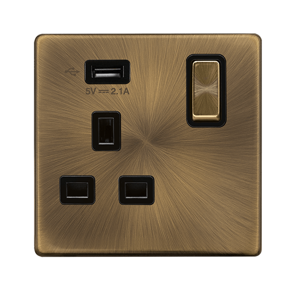 13A 1G USB SKT AB BK