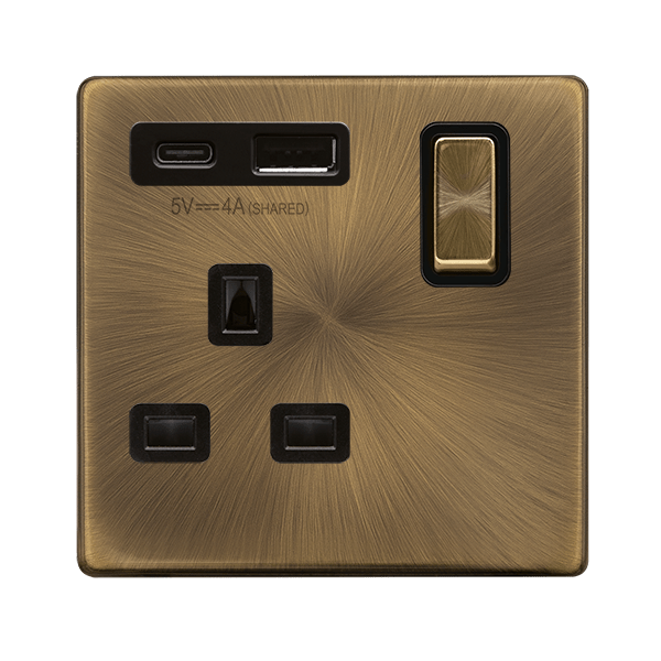 13A 1G AandC USB AB BK