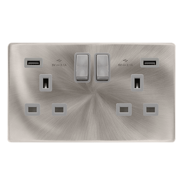 13A 2G USB SKT BS GY