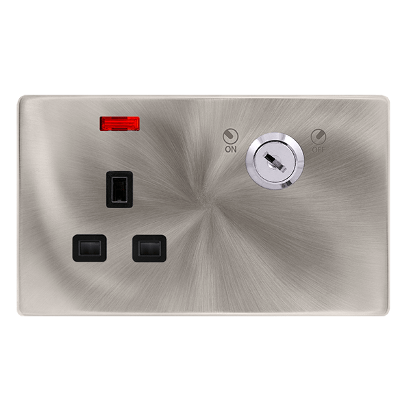 13A 1G KEY SKT BS BK