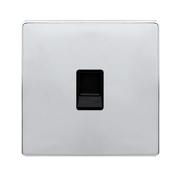 RJ11 OUTLET CH BK