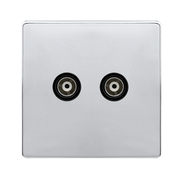 2G ISO COAX CH BK