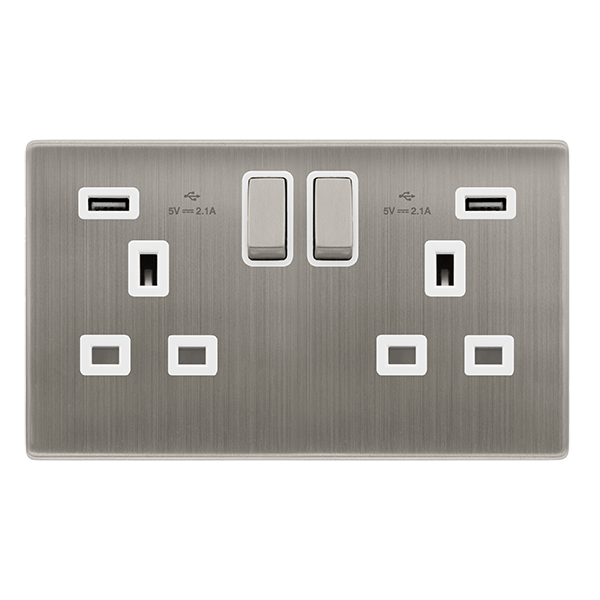 13A 2G USB SKT SS PW