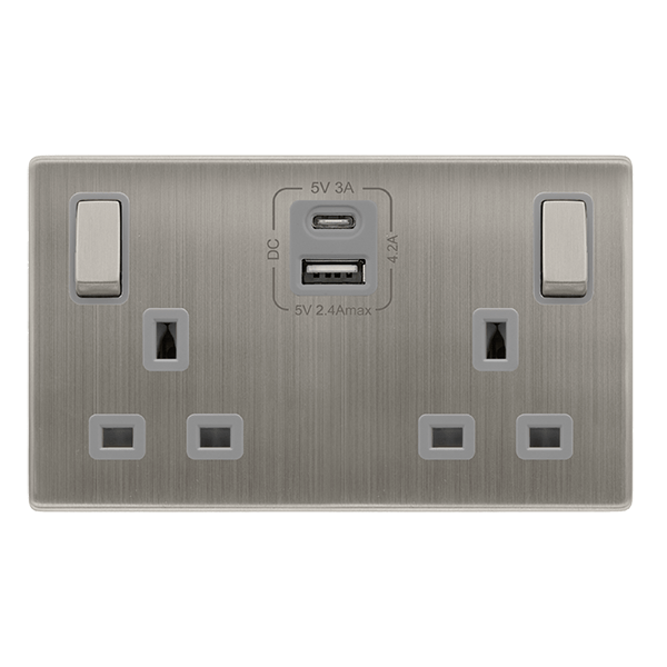 13A 2G AandC USB SS GY