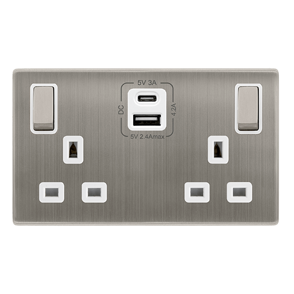 13A 2G AandC USB SS PW