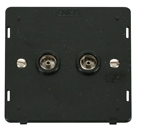 TWIN CO-AXIAL SOCKET