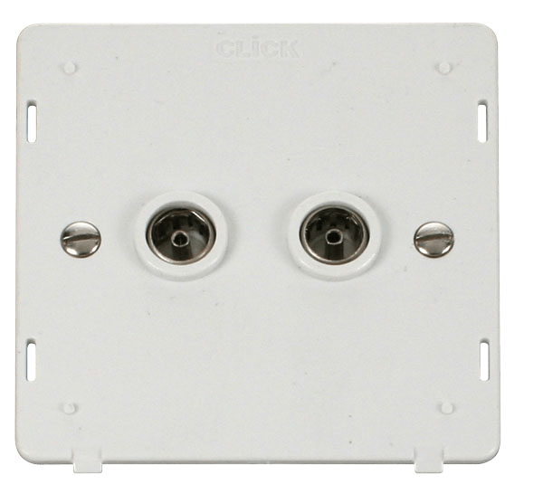TWIN CO-AXIAL SOCKET