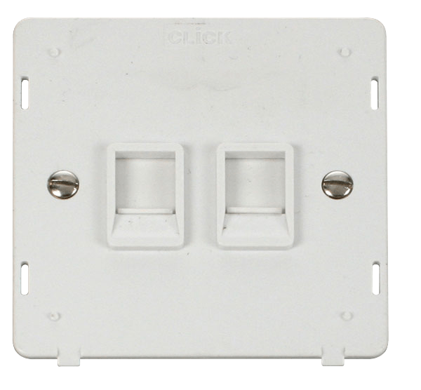 TWIN RJ45 SOCKET OUT
