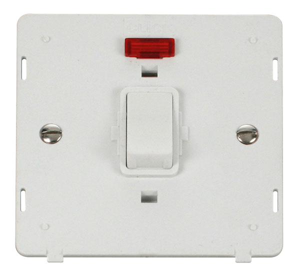 20A 1 GANG DP SW + N