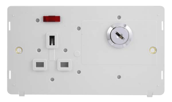 13A 1G DP LOCKABLE S