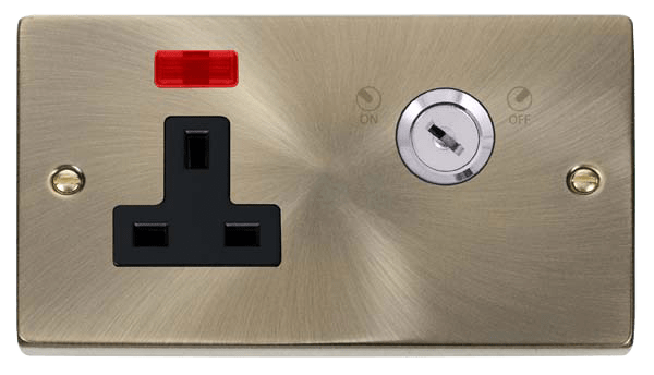 13A 1G DP LOCKABLE S