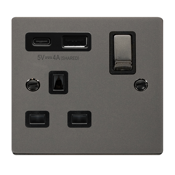 13A 1G AandC USB BN BK