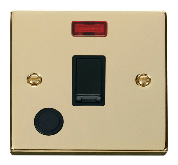 VPBRASS 20A 1-GANG D