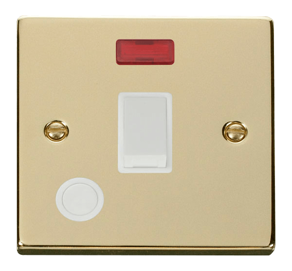 VPBRASS 20A 1-GANG D