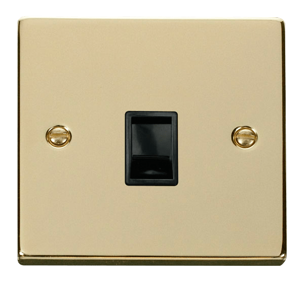 VPBRASS RJ11 BLACK