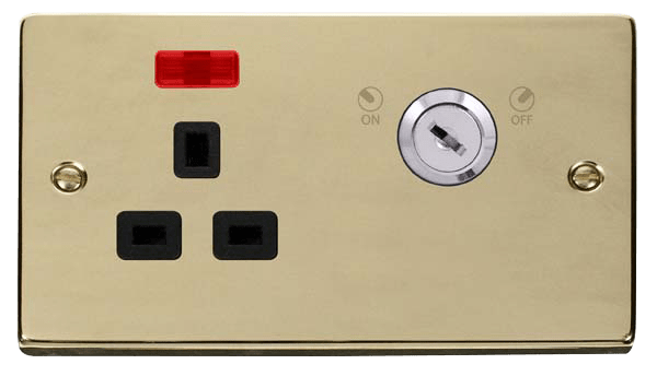 13A 1G DP LOCKABLE S