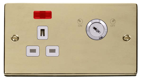 13A 1G DP LOCKABLE S