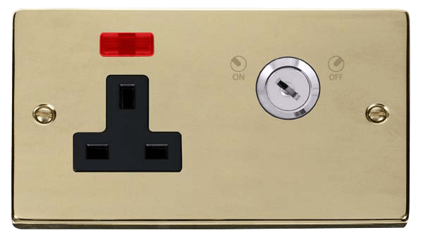 13A 1G DP LOCKABLE S