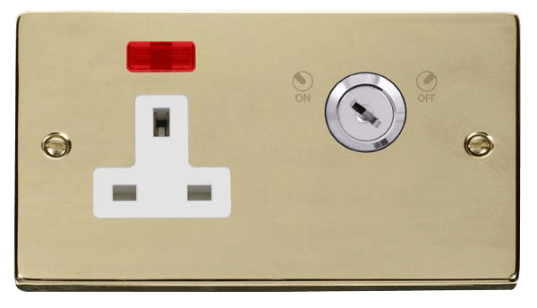 13A 1G DP LOCKABLE S