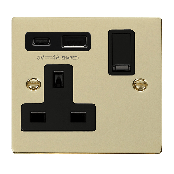 13A 1G AandC USB BR BK