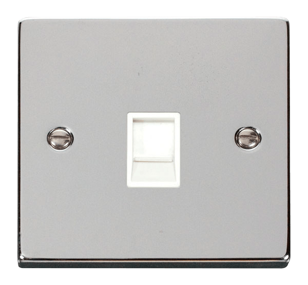 VPCHROME RJ11 WHITE
