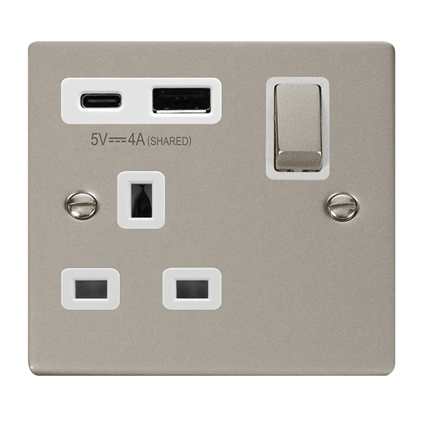 13A 1G AandC USB PN WH