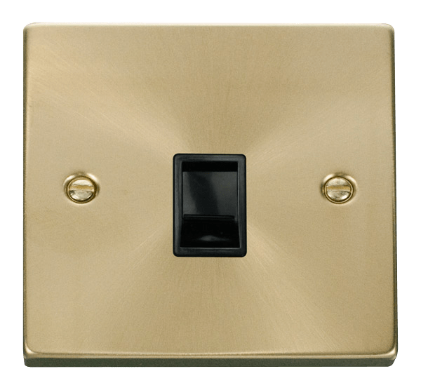 VPSBRASS RJ11 BLACK