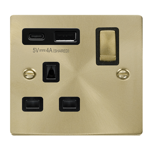13A 1G AandC USB SB BK