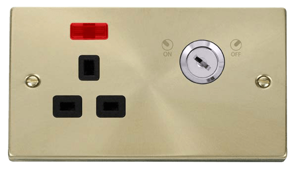 13A 1G DP LOCKABLE S