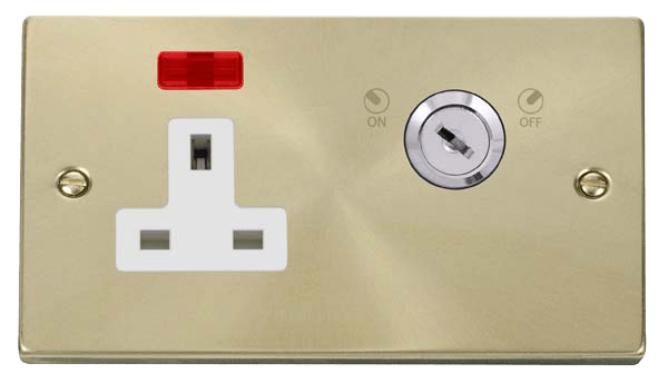 13A 1G DP LOCKABLE S