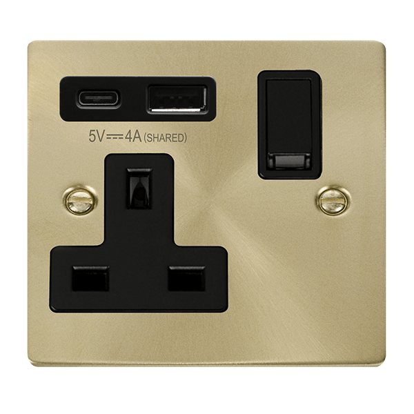 13A 1G AandC USB SB BK