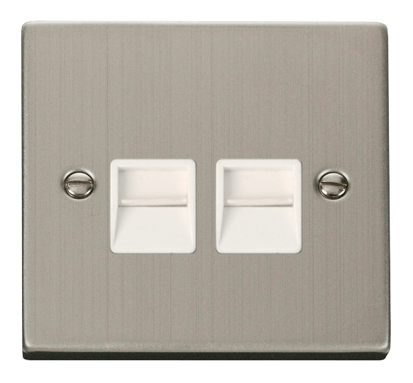 TWIN TELEPHONE OUTLE