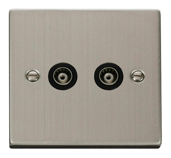 2-GANG ISOLATED COAX