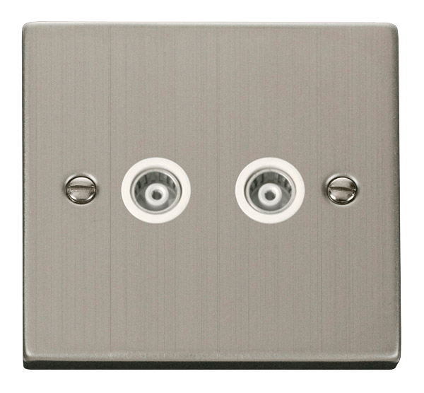 2-GANG ISOLATED COAX